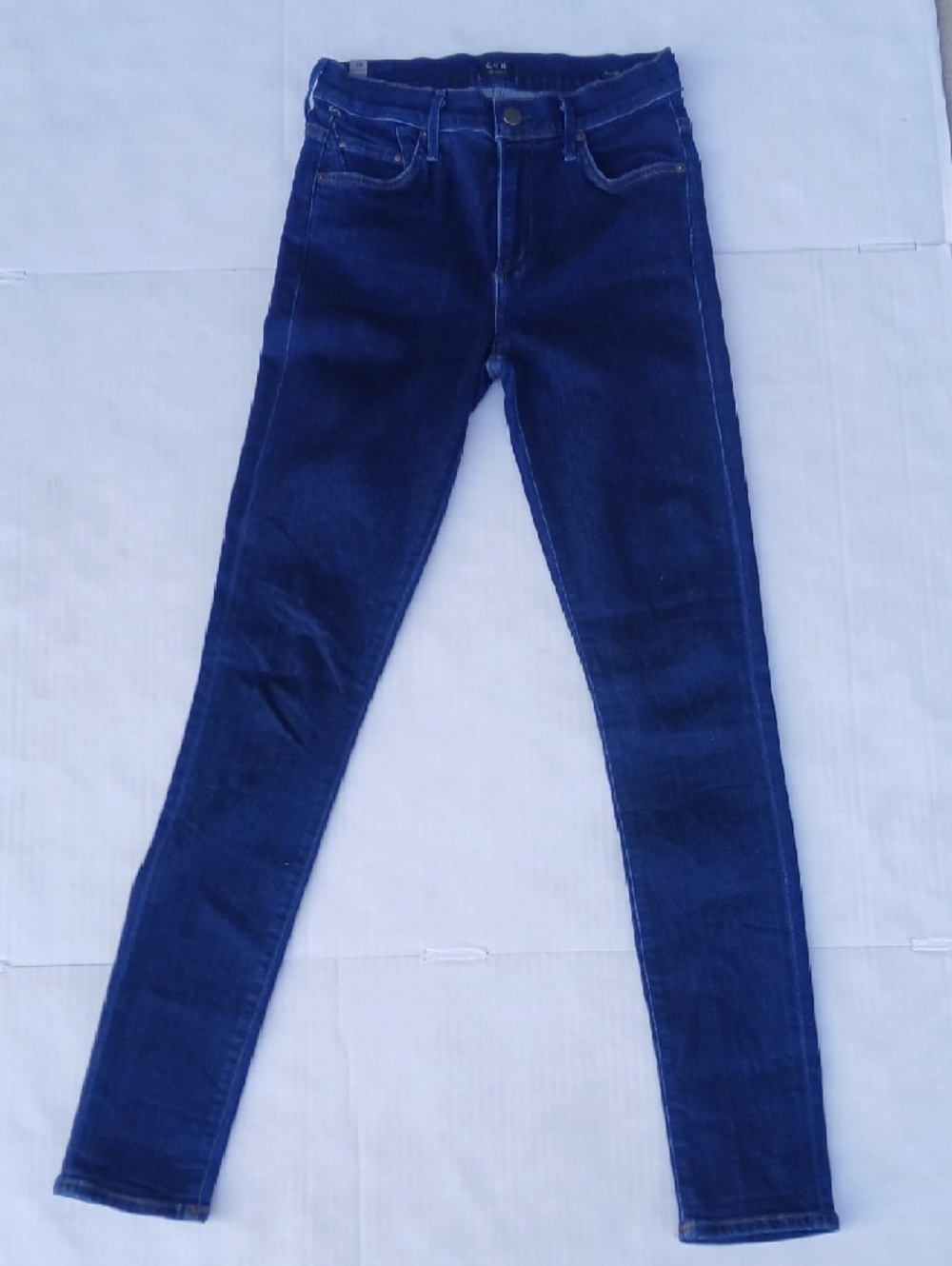 Citizens Of Humanity Dark Rocket High Rise  Skinny Blue Jeans Size 26.